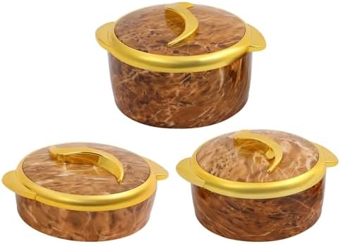 3-Piece Insulated Stainless Steel Casserole Dish Set
