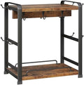 OROPY Coffee Mug Holder Countertop, Mug Rack 2 Tier Shelf & 14 Mug