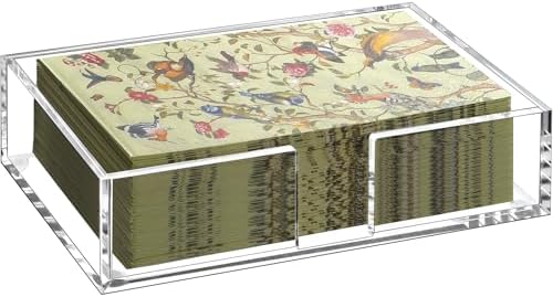 Kordory Acrylic Disposable Guest Towel Holder Tray