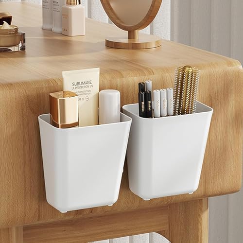 4 Pack Kitchen Cabinet Door Storage Box, Self Adhesive Wall Mounted