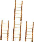 ARTIBETTER 4pcs Bamboo Ladder for Sashimi Arrangement Sashimi Plate