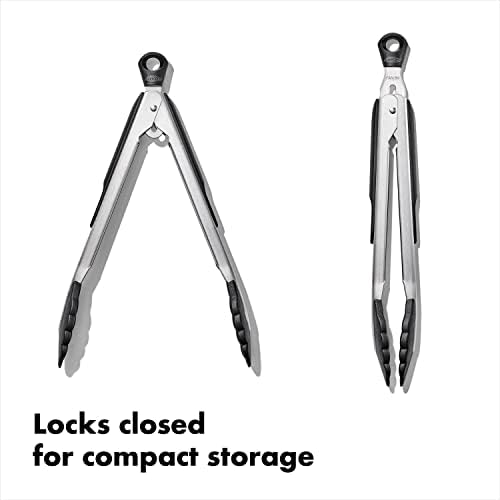 OXO Good Grips 2-Piece Nylon-Head Tongs