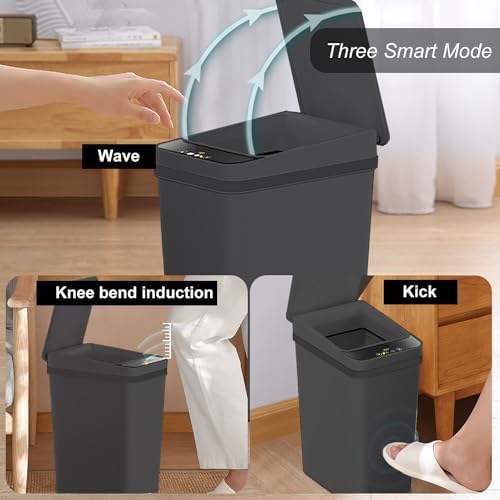 Yatmung 4 Gallon Automatic Touchless Bathroom Trash Can