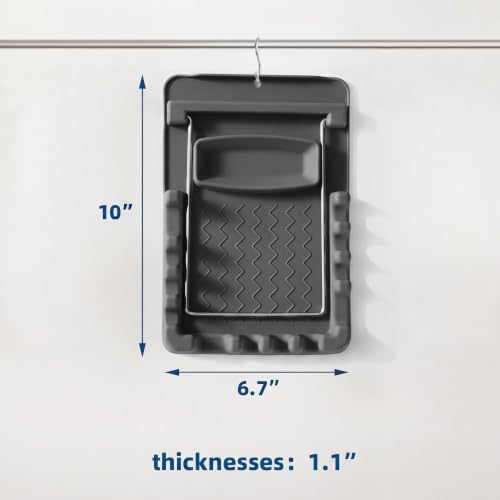 Silicone Utensil Rest with Foldable Stainless Steel Lid Holder