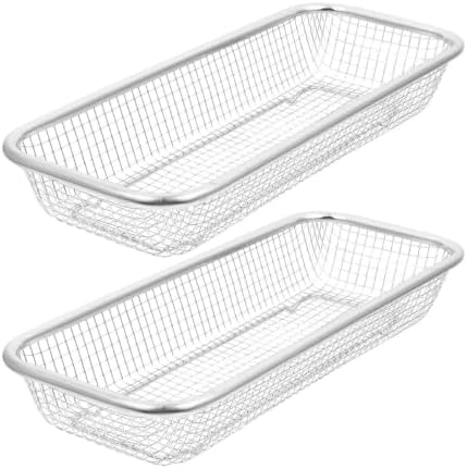 GANAZONO Stainless Steel Dishwasher Silverware Basket 2Pcs - Rustproof