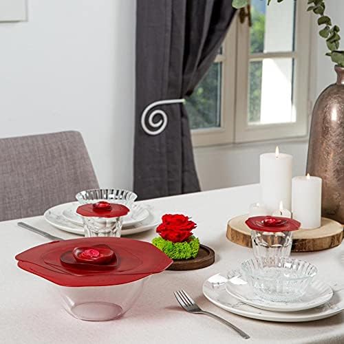 harles Viancin Rose Silicone Lid, 8 Inch Fuschia Rose