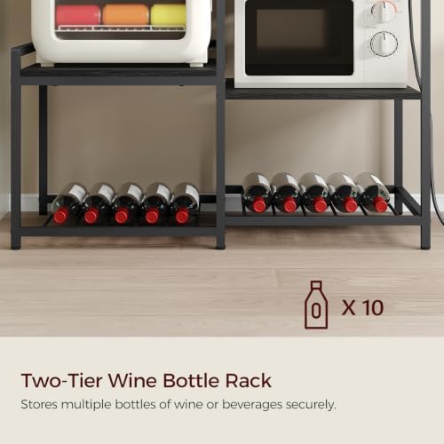 MAHANCRIS Mini Fridge Stand with Power Outlet