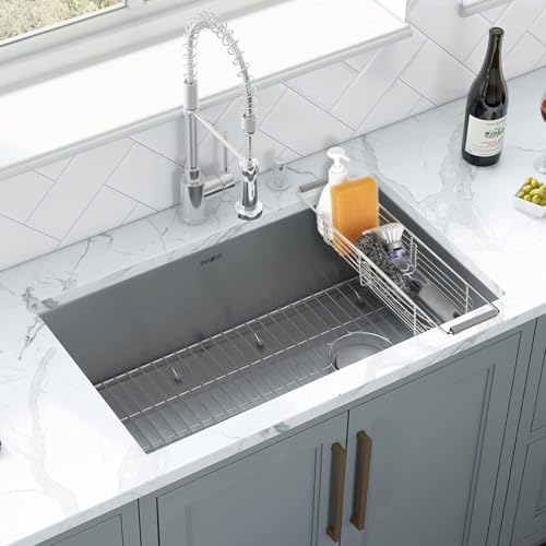 YQh Retractable Sink Drain Rack, 304stainless Steel Expandable Sink