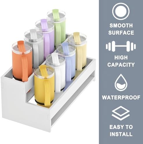 Water Bottle Organizer 2-Tier 15.7" W