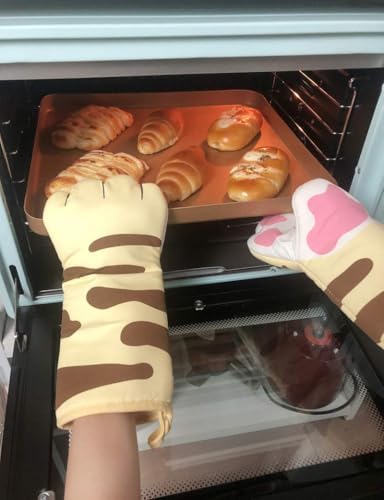 Cat Claw Oven Mitts, 1 Pair