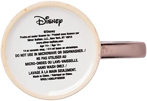 Silver Buffalo Disney Minnie and Mickey Kiss, 2 Pack Ceramic Mug Set
