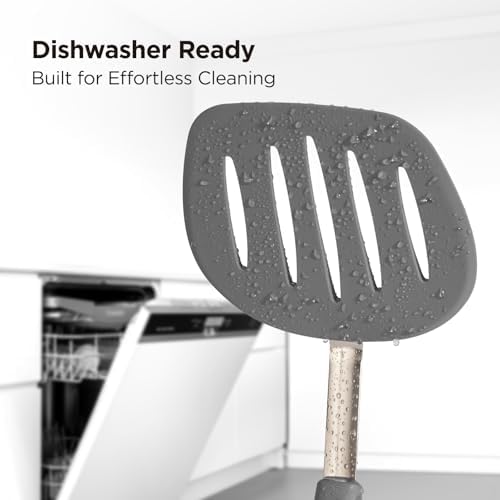 Kitchen Mama WaltzGrip Platinum Silicone Pancake Spatula