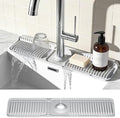 24 Inch Faucet Mat for Kitchen Sink, Silicone Splash Guard for Kitchen