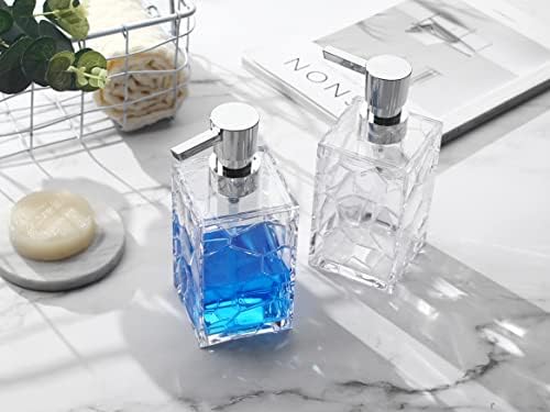 YAUKPH 2 Pack Clear Rust Proof Soap Dispenser