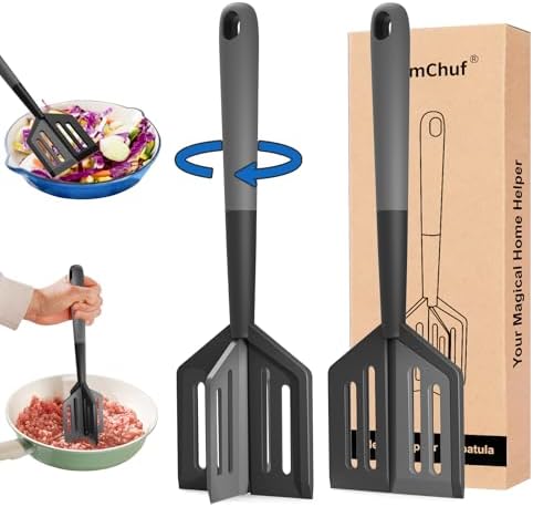 Potato Masher Meat Chopper Spatula 2-in-1, Ground Beef Chopper Tool