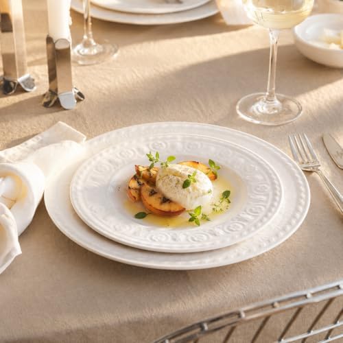 Villeroy & Boch Cellini 12 Piece Dinnerware Set, White, Service for 4