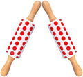 2pcs Silicone Rolling Pin Baking Roller for Kids