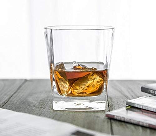 Crystal Whiskey Glasses Set of 6 Large Lead-Free Crystal Glass Tasting