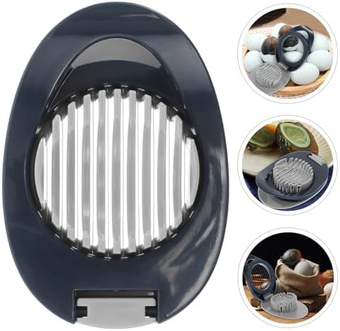 Plastic Egg Slicer for Strawberries and Avocado, Knife-free Slicing