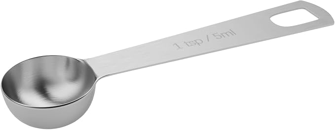 1PCS 1tsp Single Measuring Spoon, Stainless Steel Individual Teaspoons Only by BERYLER