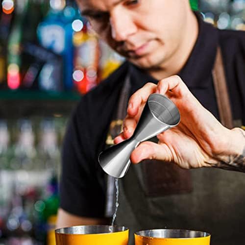 Double Cocktail Jigger Stainless Steel Measuring Cup with Measurement