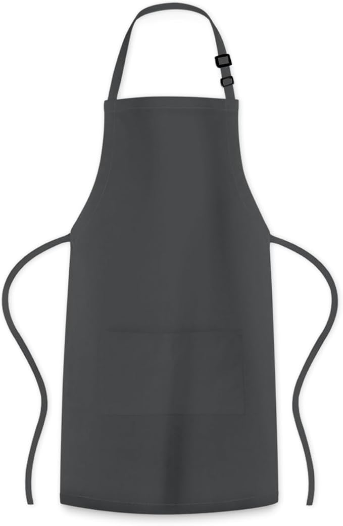 Adjustable Bib Apron 100% Polyester Kitchen Aprons Waterdrop Resistant Aprons - Image 8