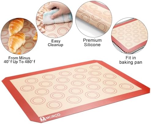 M MCIRCO Baking Sheet with Cooling Rack, Set of 6