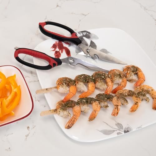 Joyce Chen Deluxe Multi-Purpose Kitchen Shears, 9-Inch Heavy-Duty