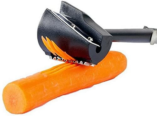 2-in-1 Spiral Funnel Flower Roller and Carrot Grater