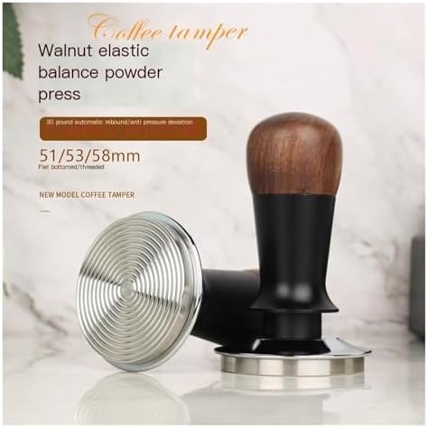 Stainless Steel Constant Force Coffee Tamper - Italian-Style