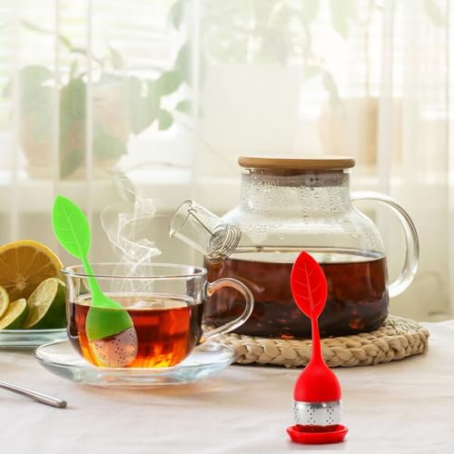 Bekith 7 Pack Silicone Tea Infuser, Cute Loose Leaf Tea Steeper, Fine