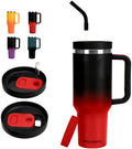 40oz Tumbler with Handle and Straw Spout 2-in-1 Lid, Spill Leak Proof