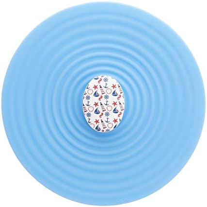 Silicone Dish Cover, Maritime Design, 9 Inch