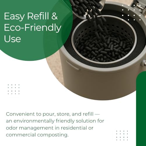Activated Carbon for Composters, 1 Pound