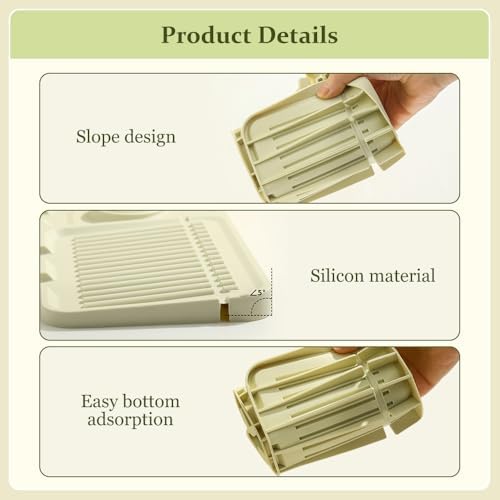 2025 New Faucet Mat for Kitchen Sink, Silicone Sink Splash Guard Gen
