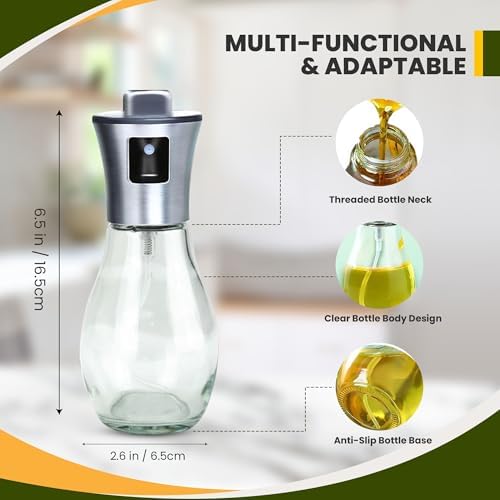 Fourteen Homes Glass Oil Dispenser, 200 ml