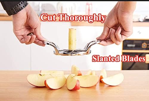 Apple Slicer and Corer 【UPGRADED】Apple Cutter Stainless Steel Heavy