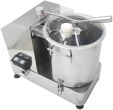 Commercial Food Processor,1800/2000W Electric Vegetable Cutter 6L