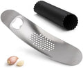 Garlic Press Rocker, Stainless Steel, with Peeler