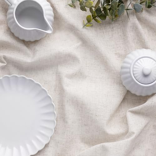 Price & Kensington 0056.818 Milk Jug & Sugar Bowl, Stoneware, White