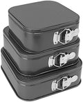 Agatige Springform Cake Pan, Quadrate Prevents Stick Removable Bottom