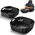 Air Fryer Silicone Liners for Ninja Crispi FN101GY/FN101SG/FN101ST