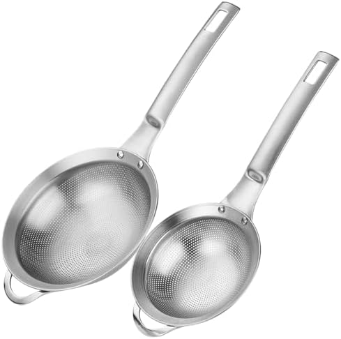 Collfa Punch Hole Sieve Fine Mesh Stainless Steel Small Colander
