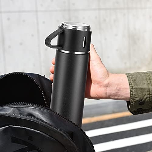 Stainless Steel Thermo 500ml/16.9oz Vacuum Insulated Bottle with Cup