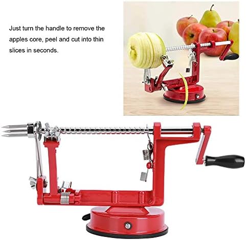 Apple Peeler Corer, 3 In 1 Apple Corer Slicer Peeler with Stainless