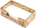 Water Hyacinth Guest Towel Holder Tray for Bathroom