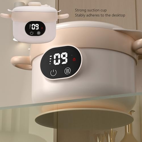 Asixxsix Baby Food Warmer, Rechargeable Waterless Heating Heated Lunch