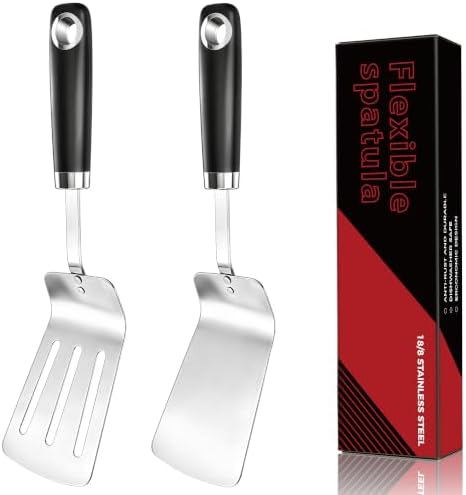 12.7-in Flexible Spatula Set, 18/8 Stainless Steel, 3.5-in Wide Turner