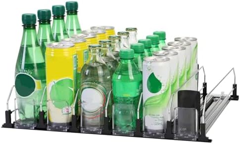 Drink Organizer for Fridge,Soda Can Dispenser for