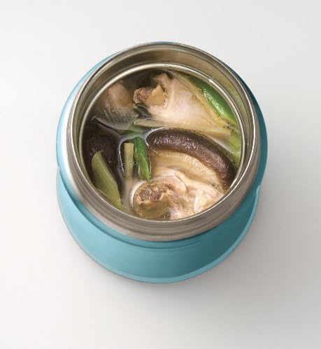 Zojirushi Stainless Steel Food Jar, 25 oz Aqua Blue